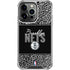 NBA Brooklyn Nets Elephant Print iPhone 16 Pro Clear Case